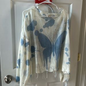 POL medium white and blue